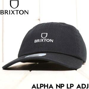�X�g���b�v�L���b�v �X�q BRIXTON �u���N�X�g�� ALPHA NP LP ADJ 11776 BLKWR ���{�㗝�X���K�i