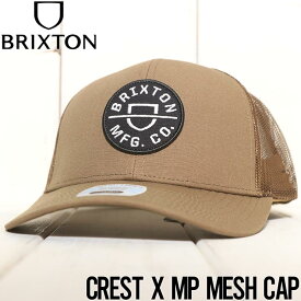 【送料無料】 メッシュキャップ 帽子 BRIXTON ブリクストン CREST X MP MESH CAP 10921 DKEDP 日本代理店正規品