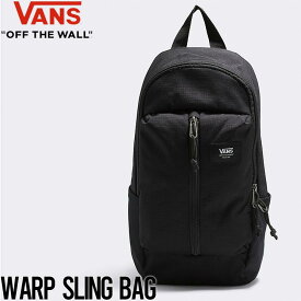【送料無料】 ボディバッグ バッグ VANS ヴァンズ WARP SLING BAG VN0A3I6BBLK1