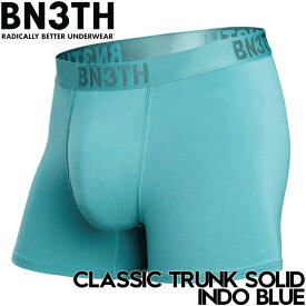 BN3TH ベニス ボクサーパンツ メンズ アンダーウェア 下着 トランクス CLASSIC TRUNK SOLID INDO BLUE 日本代理店正規品