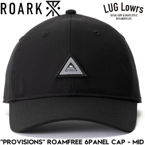 ROARK ���A�[�N �L���b�v �����Y �X�q 6�p�l���L���b�v �X�g���b�v�o�b�N�L���b�v �����L���b�v ���� �X�g���b�` PROVISIONS ROAMFREE 6PANEL CAP MID RHJ1204-BLK 26SP ���{�㗝�X���K�i