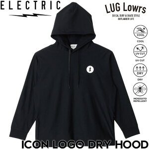 ELECTRIC �G���N�g���b�N ���b�V���K�[�h �����Y �����p�[�J�[ �h���C�t�[�h UV�J�b�g �z������ �ڐG�⊴ �h����H ICON LOGO DRY HOOD BLACK E26SU05 26SP ���{�㗝�X���K�i