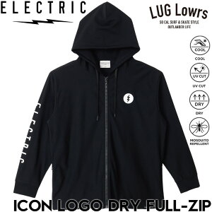 ELECTRIC �G���N�g���b�N ���b�V���K�[�h �����Y ���� �W�b�v�p�[�J�[ �t���W�b�v �h���C�p�[�J�[ UV�J�b�g �z������ �ڐG�⊴ �h����H ICON LOGO DRY FULL-ZIP BLACK E26SU08 26SP ���{�㗝�X���K�i