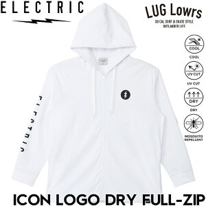 ELECTRIC �G���N�g���b�N ���b�V���K�[�h �����Y ���� �W�b�v�p�[�J�[ �t���W�b�v �h���C�p�[�J�[ UV�J�b�g �z������ �ڐG�⊴ �h����H ICON LOGO DRY FULL-ZIP WHITE E26SU08 26SP ���{�㗝�X���K�iL