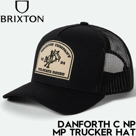 BRIXTON ブリクストン DANFORTH C NP MP TRUCKER HAT メッシュキャップ 帽子 11902 BLACK/BLACK 25FW 日本代理店正規品