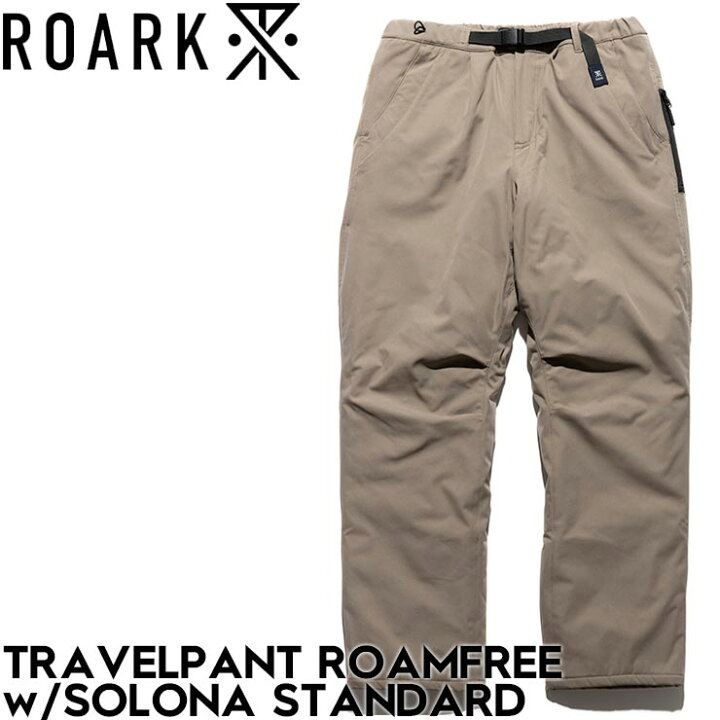 楽天市場】ROARK ロアーク TRAVELPANT ROAM FREE w/SOLONA - STANDARD 