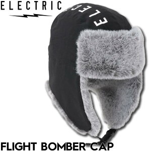ELECTRIC GNgbN FLIGHT BOMBER CAP Xq ĕtLbv C[tbv E25FC21 BLK {㗝XKi