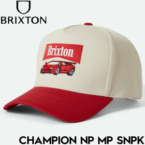 BRIXTON �u���N�X�g�� CHAMPION NP MP SNPK - ADRENALINE RUSH/WHITECAP �X�i�b�v�o�b�N�L���b�v �X�q 11980 25HO ���{�㗝�X���K�i