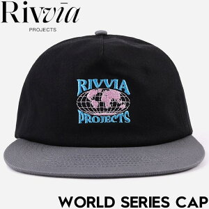 Rivvia PROJECTS �����B�A�v���W�F�N�c WORLD SERIES CAP �X�g���b�v�o�b�N�L���b�v �X�q RHW-25411 BLACK/GREY ���{�㗝�X���K�i