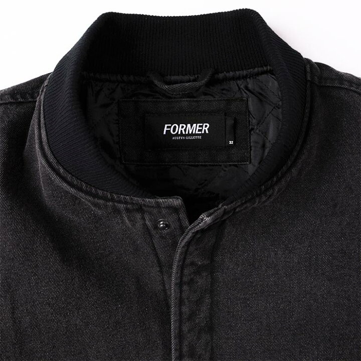 楽天市場】FORMER フォーマー AG DENIM VARSITY JACKET デニム 
