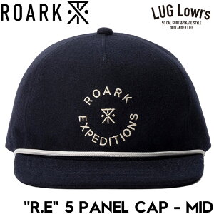ROARK ���A�[�N �L���b�v �����Y 5�p�l���L���b�v �X�q R.E 5 PANEL CAP - MID RHJ1270-NVY NAVY �����k�E�[���� �N�ї��n 26HO ���{�㗝�X���K�i