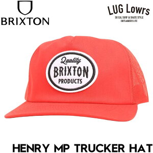 BRIXTON �u���N�X�g�� HENRY MP TRUCKER HAT �X�i�b�v�o�b�N ���b�V���L���b�v �X�q �����Y ���f�B�[�X 12033 ADRAR 26SP ���{�㗝�X���K�i