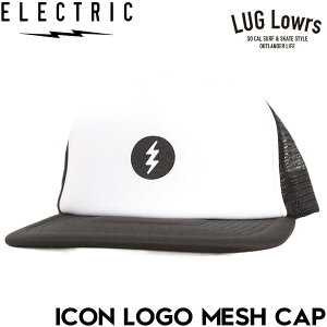 ELECTRIC �G���N�g���b�N �X�i�b�v�o�b�N ���b�V���L���b�v �X�q ICON LOGO MESH CAP E26SC01 WHITE ���{�㗝�X���K�i