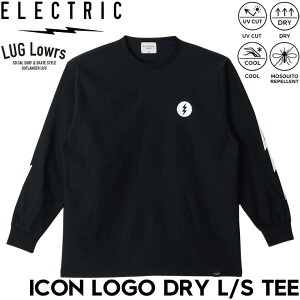 ELECTRIC �G���N�g���b�N ICON LOGO DRY L/S TEE �h���C�f�� ����T�V���c �����O�X���[�uTEE ����T �����Y ���f�B�[�X E26ST32 BLK 26SP ���{�㗝�X���K�i