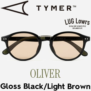 TYMER �^�C�}�[ �T���O���X �����Y ���f�B�[�X �X�|�[�c�T���O���X OLIVER �I���o�[ Gloss Black/Light Brown TY105-GBK-LBR ���{�㗝�X���K�i