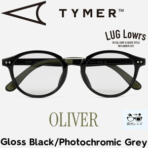 TYMER �^�C�}�[ �T���O���X �����Y ���f�B�[�X �X�|�[�c�T���O���X OLIVER �I���o�[ ���������Y Gloss Black/Photochromic Grey TY105-GBK-PGY ���{�㗝�X���K�i