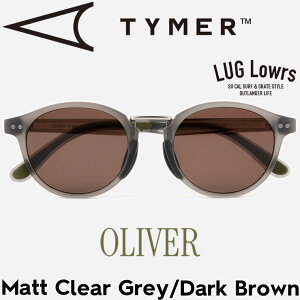 TYMER �^�C�}�[ �T���O���X �����Y ���f�B�[�X �X�|�[�c�T���O���X OLIVER �I���o�[ Matt Clear Grey/Dark Brown TY105-MG2-DBR ���{�㗝�X���K�i