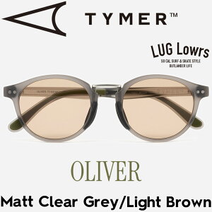 TYMER �^�C�}�[ �T���O���X �����Y ���f�B�[�X �X�|�[�c�T���O���X OLIVER �I���o�[ Matt Clear Grey/Light Brown TY105-MG2-LBR ���{�㗝�X���K�i