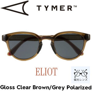 TYMER ^C}[ ELIOT GIbg Gloss Clear Brown/Grey Polarized TY100-GCB-GYP ΌY TOX |CYh {㗝XKi