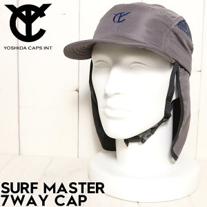 YOSHIDA CAPS V_LbvX Xq T[tLbv TK[ht SURF MASTER 7WAY CAP GRAY {㗝XKi