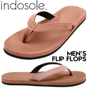 INDOSOLE Ch\[ T_ r[`T_ gOT_ Mens Flip Flops ESSNTLS RUST {㗝XKi
