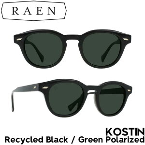�T���O���X RAEN Optics ���[�� KOSTIN Recycled Black / Green Polarized 100U233 KOS-S762-48 �Ό������Y �|�����C�Y�h ���{�㗝�X���K�i