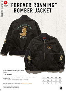 THE ROARK REVIVAL A[NoCo FOREVER ROAMING BOMBER JACKET {o[WPbg RJJ1153-BLK {㗝XKi