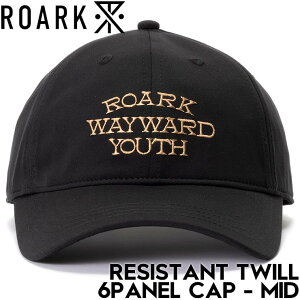 THE ROARK REVIVAL ���A�[�N���o�C�o�� RESISTANT TWILL 6PANEL CAP - MID �X�q �X�g���b�v�L���b�v RHJ1152-BLK ���{�㗝�X���K�i