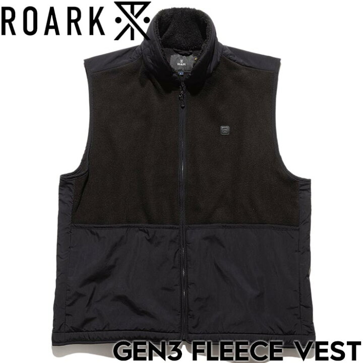 楽天市場】ROARK ロアーク GEN3 FLEECE VEST フリースベスト RJJ1163 