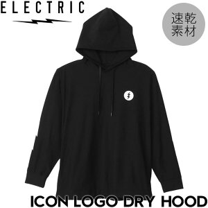 �t�[�h�t�������O�X���[�uTEE ����T �����f�� ELECTRIC �G���N�g���b�N ICON LOGO DRY HOOD E25SU05 BLK ���{�㗝�X���K�i