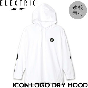 �t�[�h�t�������O�X���[�uTEE ����T �����f�� ELECTRIC �G���N�g���b�N ICON LOGO DRY HOOD E25SU05 WHT ���{�㗝�X���K�i
