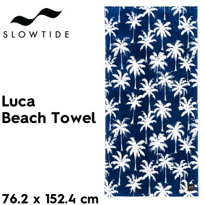 r[`^I oX^I SLOWTIDE X[^Ch Luca Beach Towel - Blue STRP062 {㗝XKi