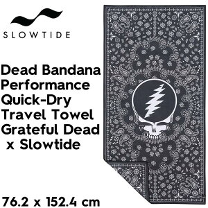 yNAXZ[z r[`^I oX^I NCbNhC SLOWTIDE X[^Ch Dead Bandana Performance Quick-Dry Travel Towel | Grateful Dead x Slowtide STQD059 {㗝XKi