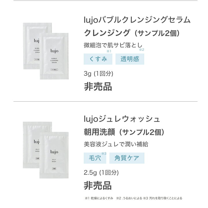 楽天市場】【公式】lujo スキンケア 豪華6点 トライアルセット 