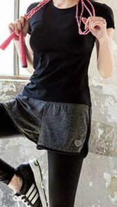 【楽天1位 5冠】スポーツウェア レディース 上下セット レギンス フィットネスウェア 部屋着 ヨガ トレーニング ランニング 半袖トップス Tシャツ ブラック ルームウェア ジム フィットネス