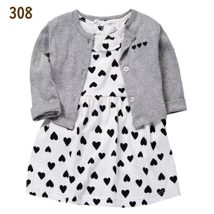 カーターズ Carter S カーディガン 半袖ロンパース ワンピース 2点セット 白うさぎ ベビー服 女の子 並行輸入品 Sale 84 Off