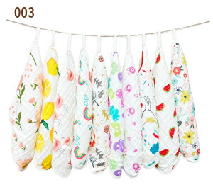 ループ付き タオル お名前タグつき 3枚セット 10柄セット 綿100% モスリンコットン ガーゼ ふわふわ ハンカチ ハンドタオル タオルエプロン 手拭き 保育園 キッチン 布巾 吊り下げ ナチュラ