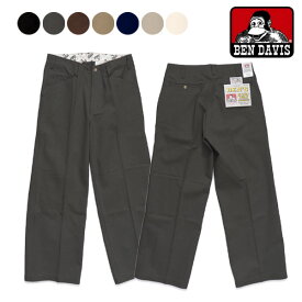 ベンデイビス/BEN DAVIS BEN DAVIS EXTRA WIDE CHINO PANTS エクストラ ワイドパンツ ワークパンツ (T-23180009) チノパンツ メンズ センタープレス カジュアル アメカジ ブランド ルーズ 太め