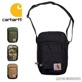 カーハート/carhartt/220700(B0000305) Crossbody Zip Bag ショルダーバッグ ポーチ 小物入れ バッグ 鞄 メンズ レディース ブラウン/ブラック/カモ/ネコポス発送のみ送料無料