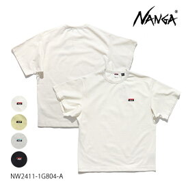 ナンガ/NANGA NW2411-1G804-A ECO HYBRID BOX LOGO EMBROIDERY TEE エコハイブリッド ボックスロゴ エンブロイダリー ティー Tシャツ 半袖 アウトドア ユニセックス メンズ レディース【ネコポス発送】