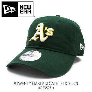 �j���[�G��/NEW ERA 60235231 9TWENTY OAKLAND ATHLETICS 920 �I�[�N�����h�E�A�X���`�b�N�X A�fs �X�g���b�v�o�b�N �T�C�Y�����\ �A�W���X�^�u�� �L���b�v �X�q �����Y ���j�Z�b�N�X ���f�B�[�X �E�B��