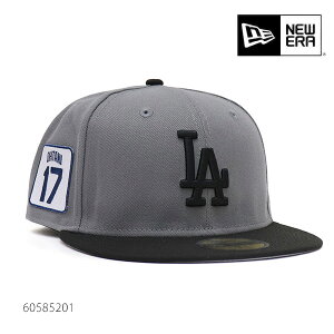 j[G/NEW ERA 60585201 59FIFTY Jĕ 17 Los Angeles Dodgers T[XEhW[X 5950 Lbv LA Xq MLB Y fB[X W[[O USf GREY-BLACKyyzyz