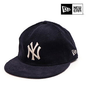 ニューエラ/NEW ERA 14667634 RC 9FIFTY レザーストラップ Corduroy コーデュロイ ニューヨーク・ヤンキース ネイビー キャップ 950 帽子 ユニセックス メンズ レディース MLB サイズ調節OK 秋の新作 秋冬