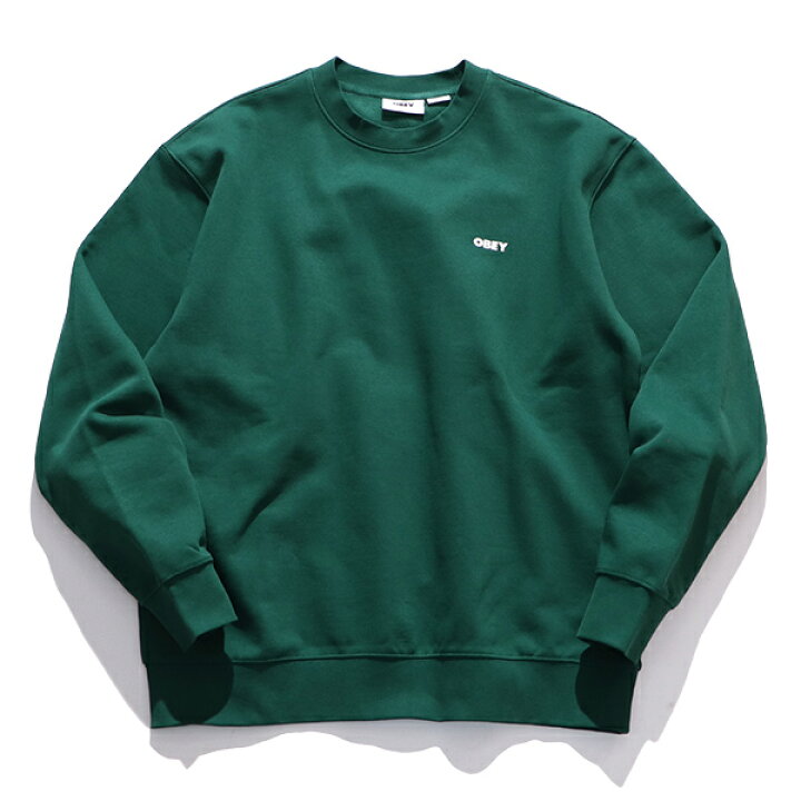 楽天市場】オベイ/OBEY 112862349 OBEY BOLD CREW スウェット プル 