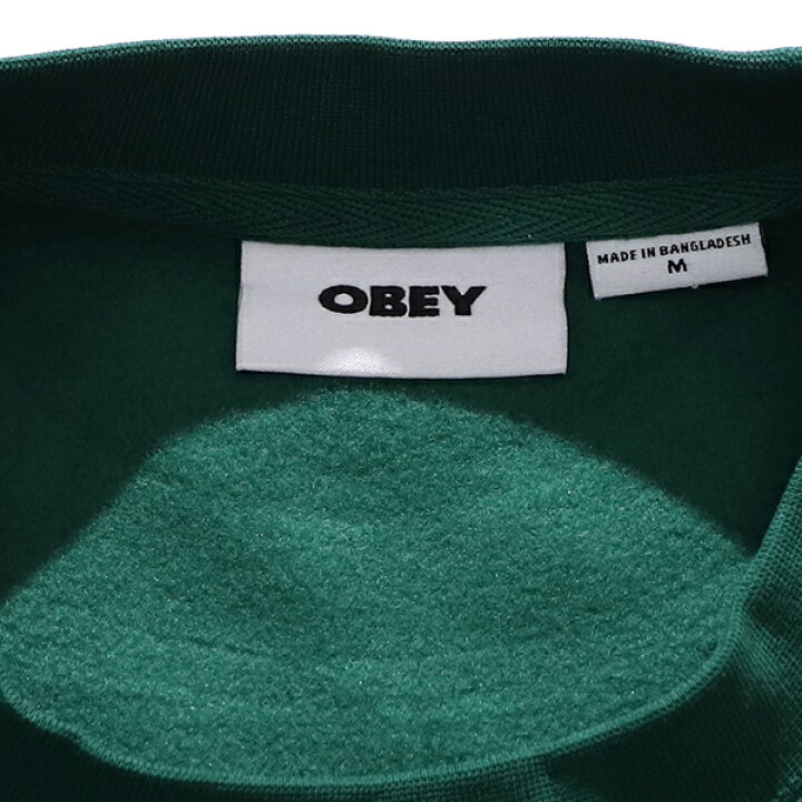 楽天市場】オベイ/OBEY 112862349 OBEY BOLD CREW スウェット プル 