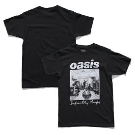オアシス/OASIS TEE Tシャツ 半袖 ロックT バンドT ポップ ロックバンド AMERICAN CLASSICS アメリカンクラシックス メンズ レディース トップス ロゴ コットン100% 綿 BLACK ブラック 黒 夏服 アメカジ【ネコポス発送】