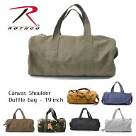 ロスコ /Rothco Canvas Shoulder Duffle Bag 19 Inch ダッフルバッグ ボストンバッグ ショルダーバッグ …