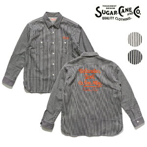 VK[P[/SUGAR CANE SC29376 HICKORY STRIPE WORK SHIRT qbR[ XgCv qbR[ [NVc  `F[hJ [NEGA Rbg [ Y gbvX OFFWHITE BLACK obN