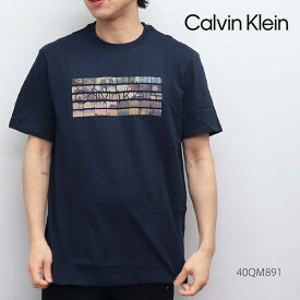 カルバン・クライン/Calvin klein 40QM891 SS GRAPHIC TEE Tシャツ ロゴ 半袖 トップス シンプル メンズ レディース【ネコポス発送】