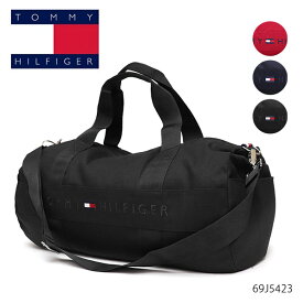 トミーヒルフィガー/TOMMY HILFIGER 69J5423 JACKSON HP DUFFLE CANVAS BAG ダッフルバック ショルダー 斜め掛け トミー バッグ ロゴ ボストンバッグ ネイビー レッド ブラック メンズ レディース 旅行【あす楽】【送料無料】